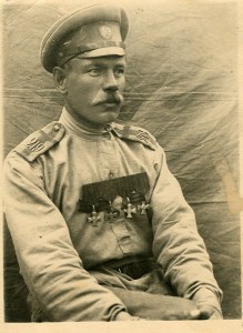 Подпрапорщик 219-го Котельнического пехотного полка полный Георгиевский кавалер И. М.Загайнов